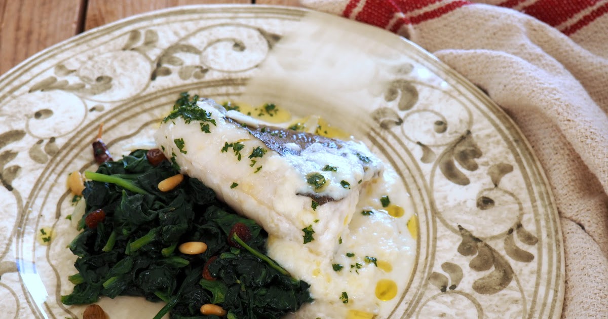 Per sucar-hi pa, gastronomía y viajes: Bacalao con espinacas y crema de