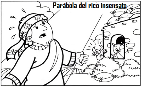 Educación religiosa: Parábola del rico insensato
