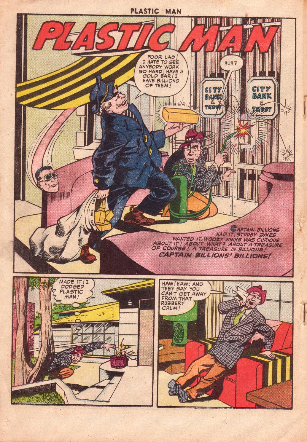 Read online Plastic Man (1943) comic -  Issue #47 - 19