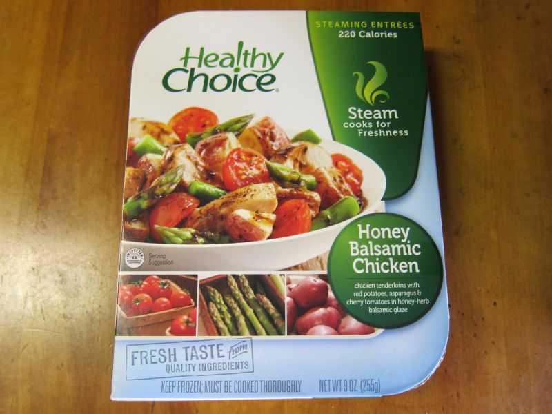 Frozen Friday Healthy Choice Honey Balsamic Chicken Steaming Entrée