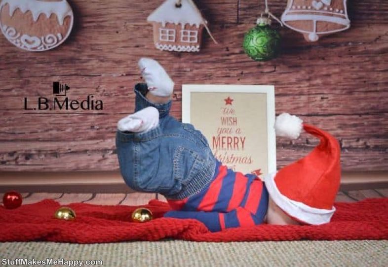 1. My friend's kid during the festive photo shoot