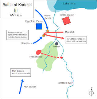 Kádesi csata, téves információk alapján készült kampány