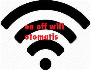 On off wifi otomatis
