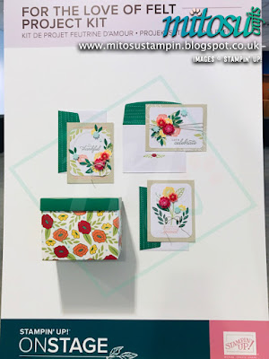 For The Love of Felt Kit NEW Stampin' Up! Products #onstage2019 Display Board from Mitosu Crafts UK