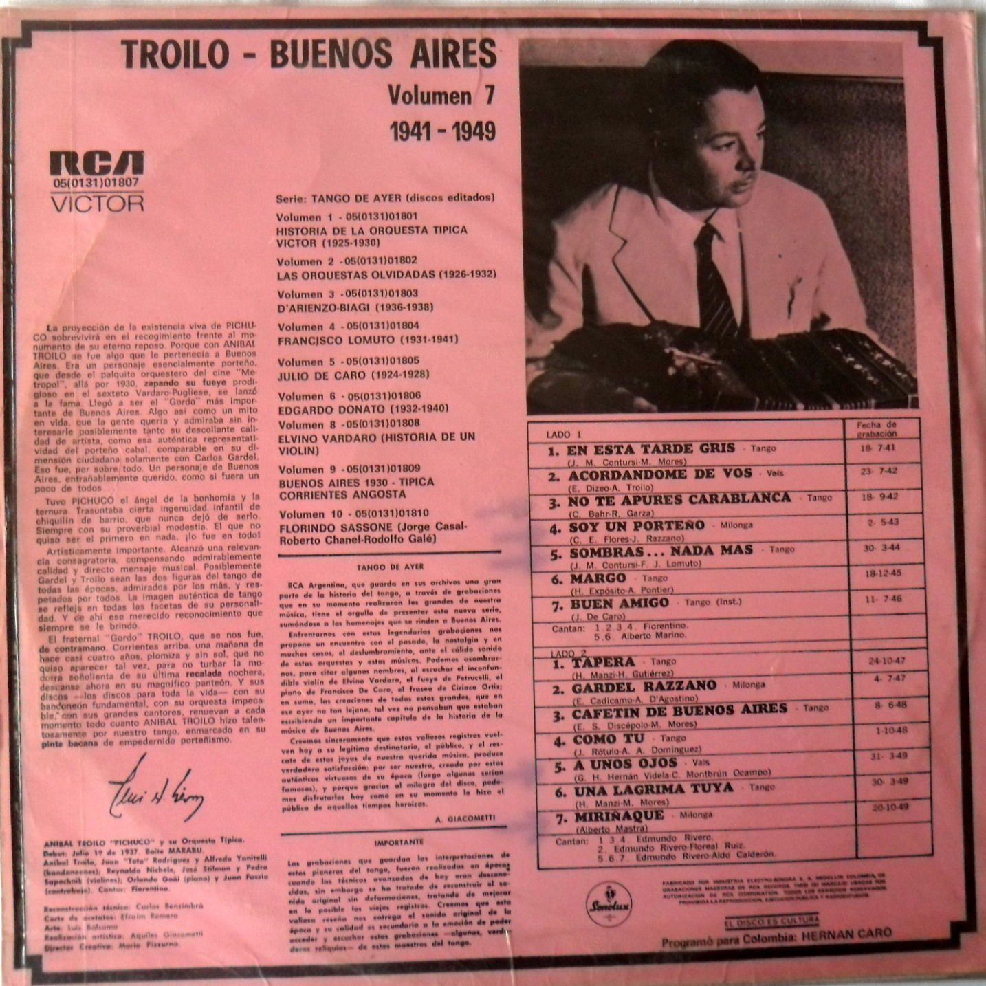 EL TANGO SHOP THE TANGO COLLECTOR'S SHOPMUSIC BY MAIL 2018