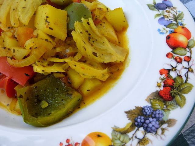 falling in love - spadellata di verdure alla curcuma