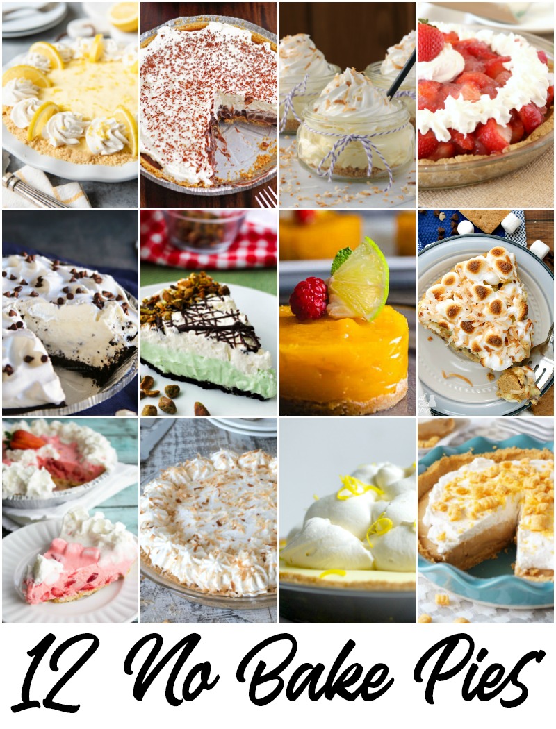 12 No Bake Pies for any occasion!