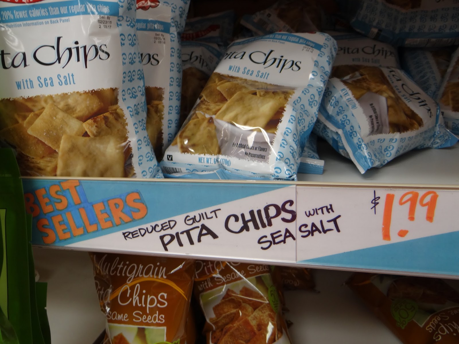 Trader Joe's 365 Day 325 Reduced Guilt Pita Chips