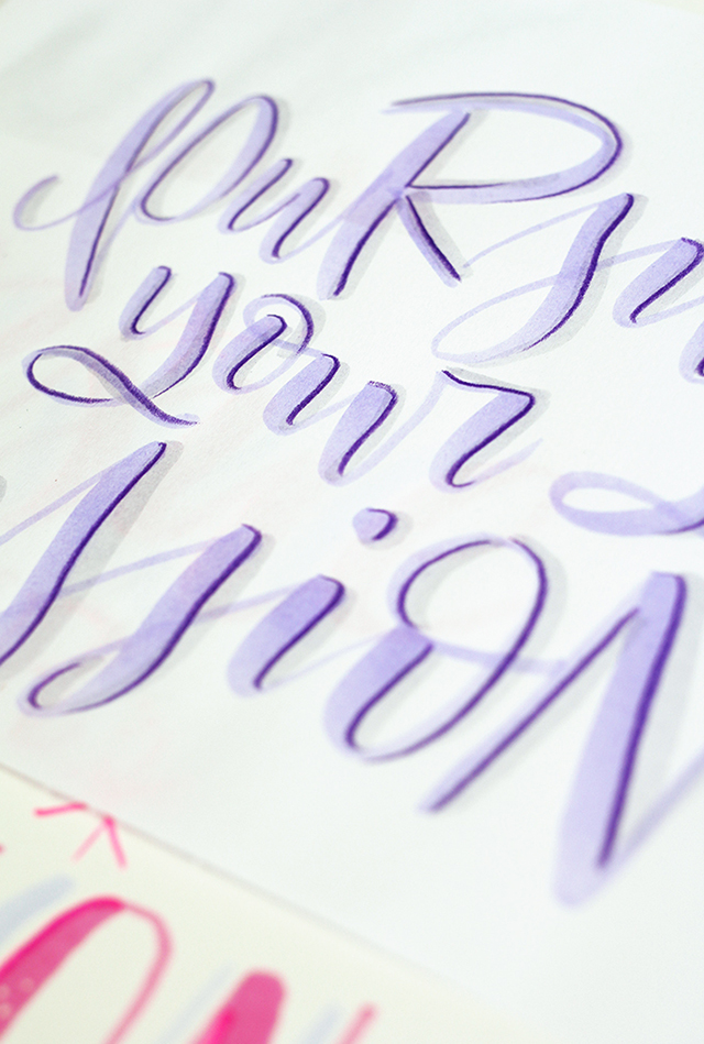 lettering with megan: 1 phrase 10 ways