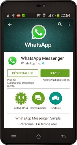 comment installer WhatsApp Messenger dans l'ordinateur