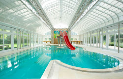 mansions pools pool indoor inside million luxury mansion hamptons dollar water swimming slide slides modern homes room whoa cococozy interior