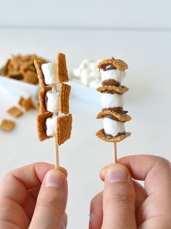 Snowdrop and Company: Mini S'mores on a Stick