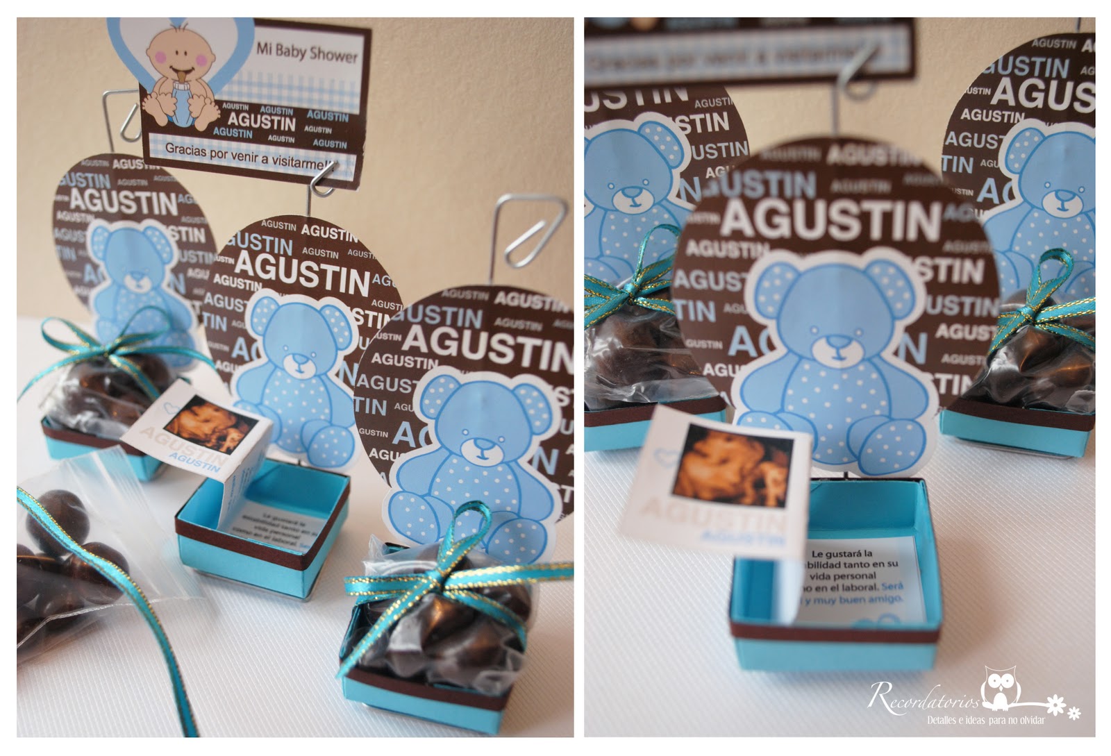 "Recordatorio" detalles e ideas para no olvidar Souvenir Baby shower