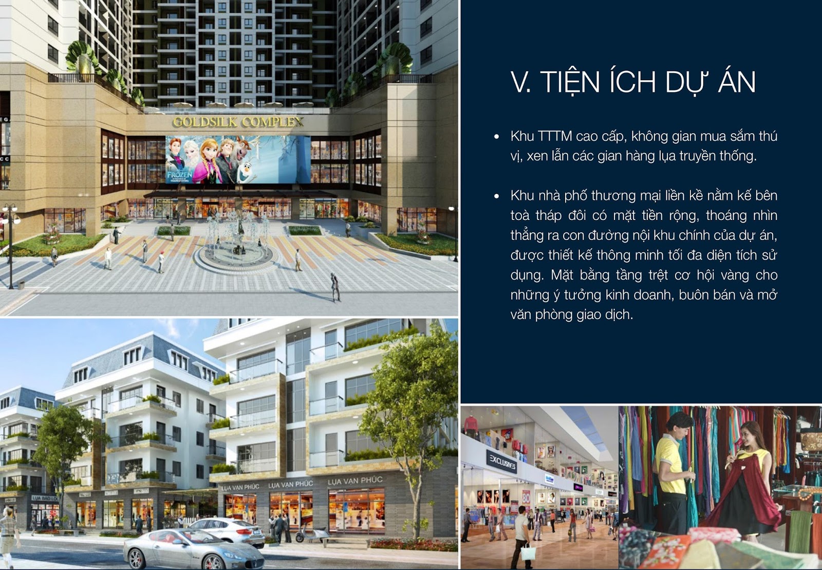 Hệ thống tiện ích đẳng cấp tại Goldsilk Residence Hệ thống tiện ích đẳng cấp tại Goldsilk Residence