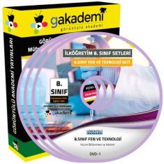 Görüntülü 8.Sınıf Fen ve Teknoloji Eğitim Seti 8 DVD Görüntülü 8.Sınıf Fen ve Teknoloji Eğitim Seti 8 DVD