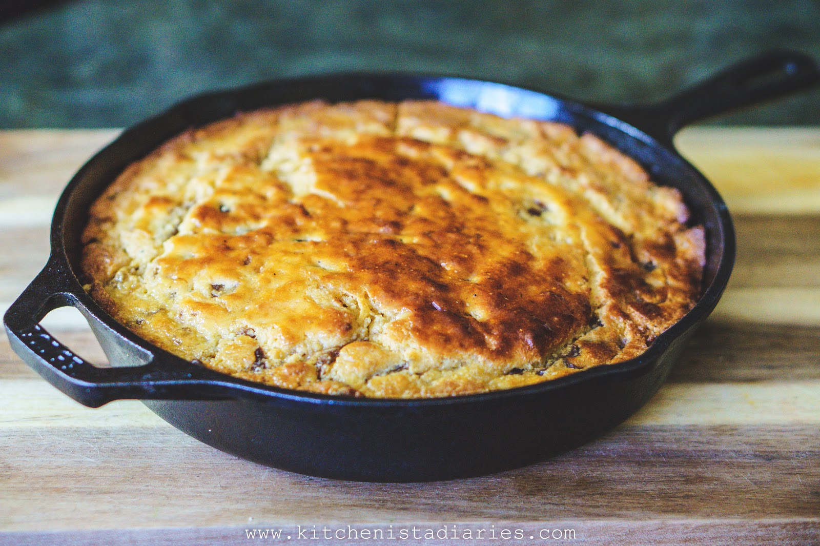 Sage Brown Butter Cornbread with Caramelized Onions - The Kitchenista ...