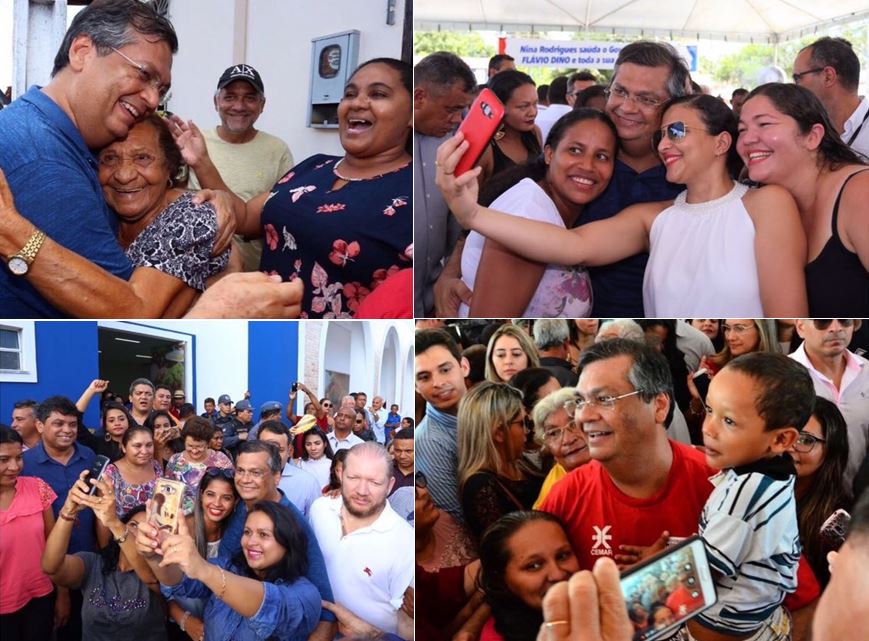 Resultado de imagem para flavio dino com o povo