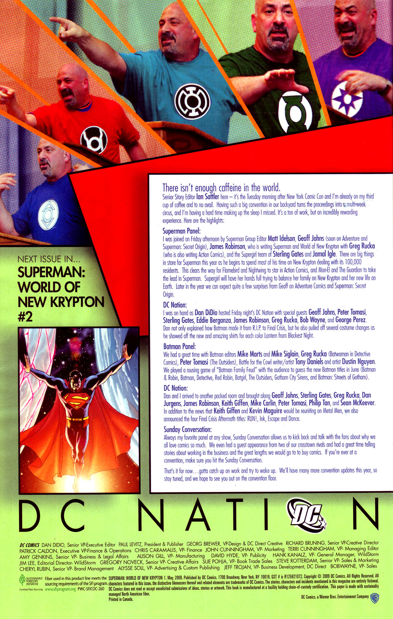 Read online Superman: World of New Krypton comic -  Issue #1 - 19