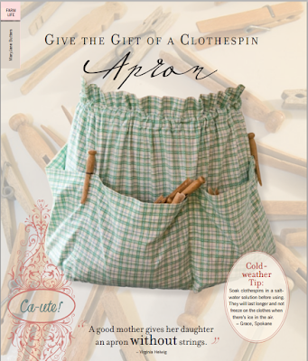 Clothespin Apron