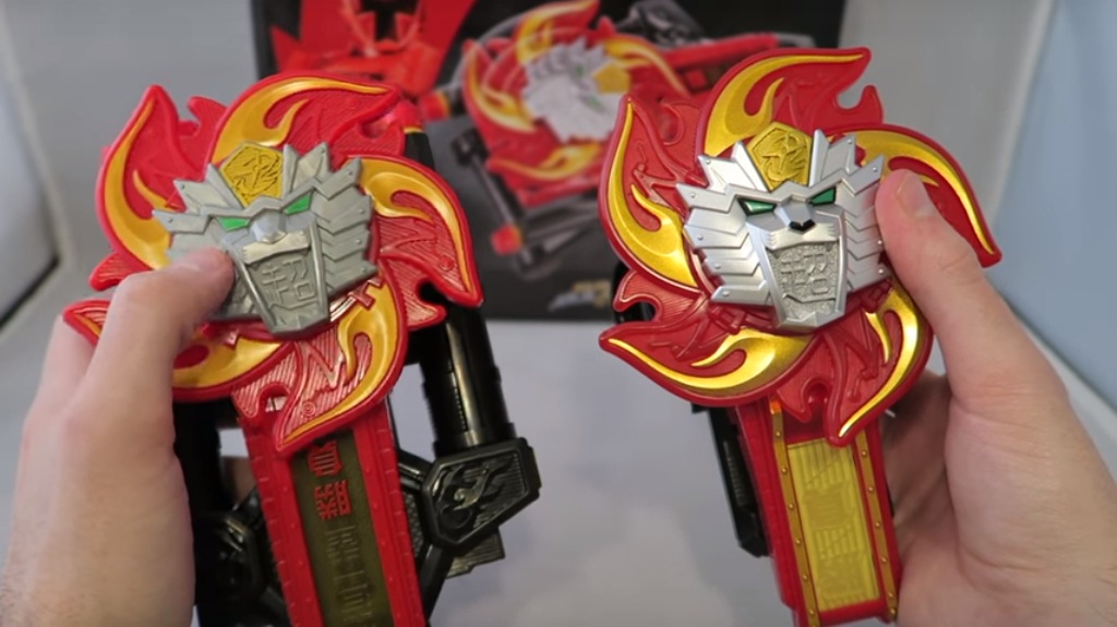 power rangers ninja steel lion fire morpher