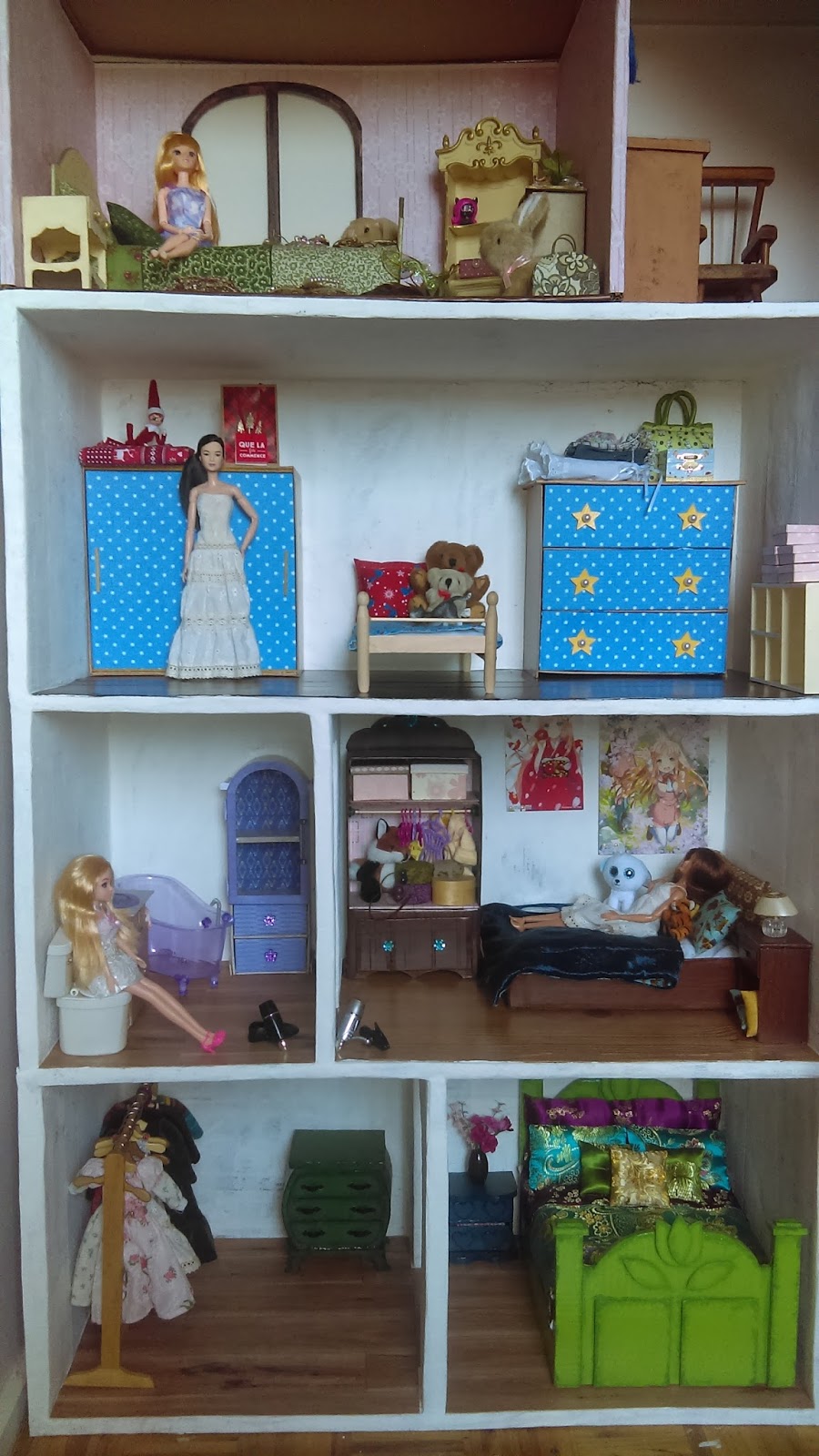 barbie doll house making video