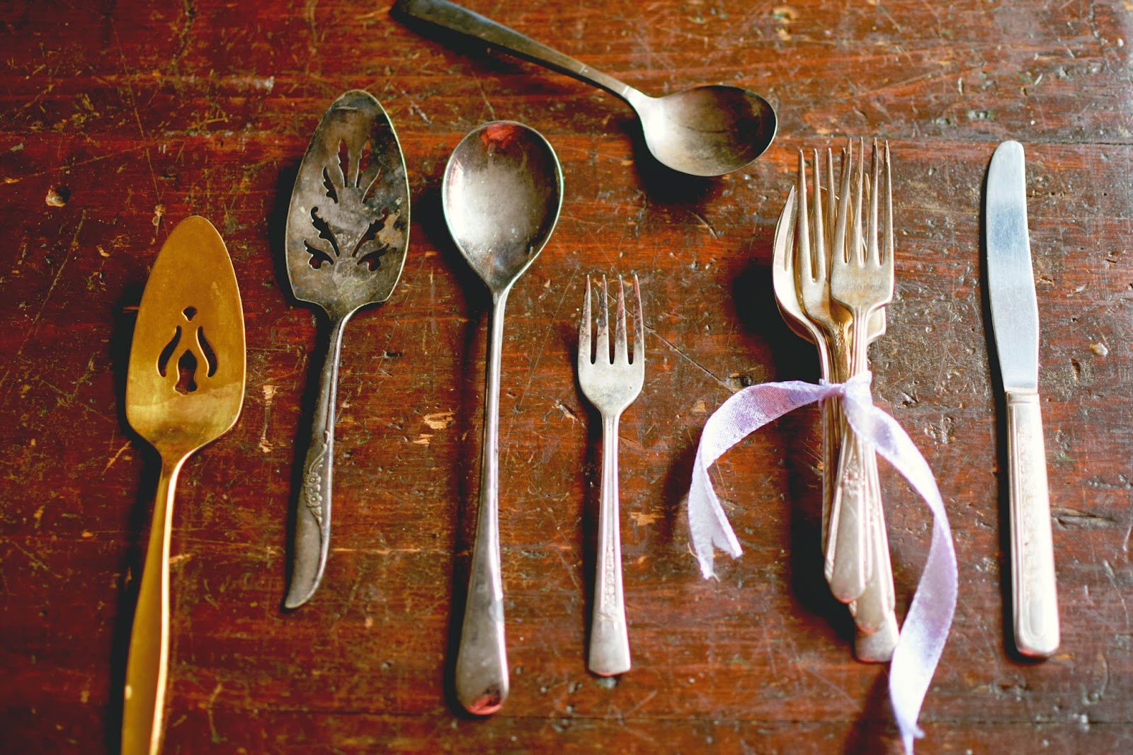 Vintage Silver-Plated Cutlery 