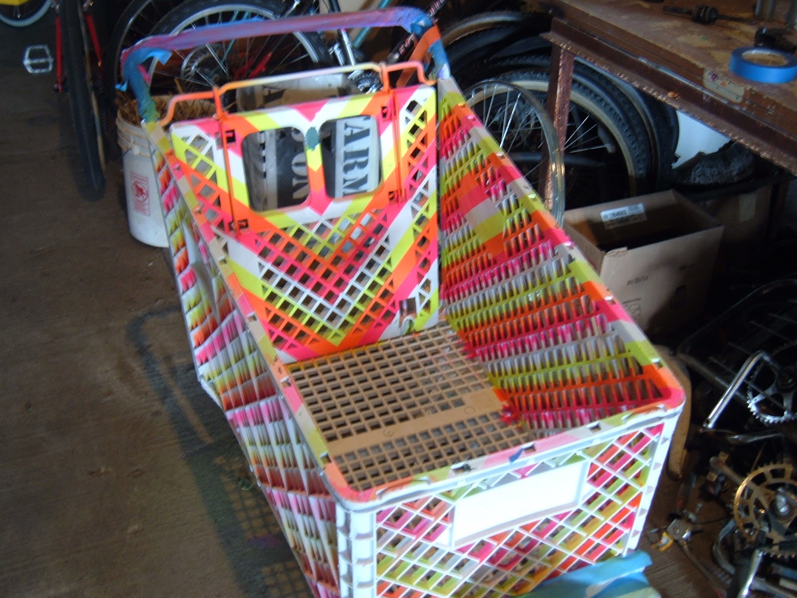 bicycle shopping cart