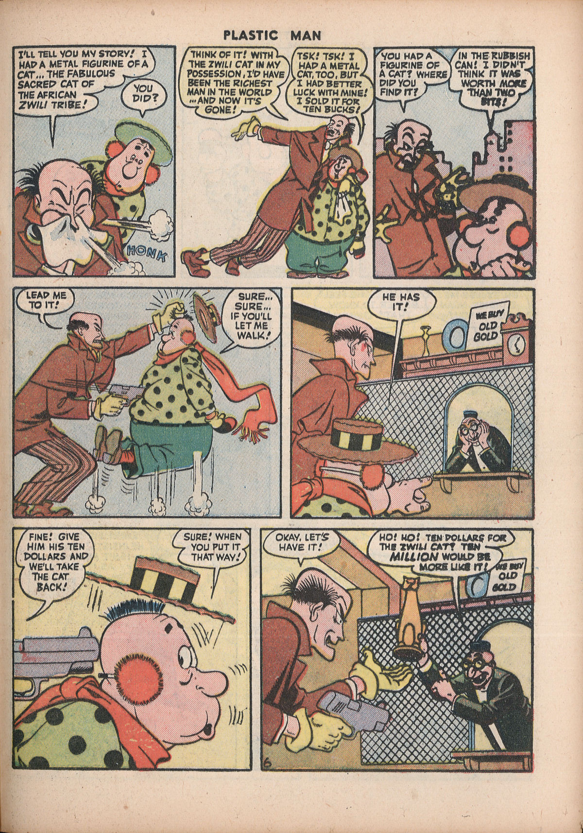 Read online Plastic Man (1943) comic -  Issue #6 - 31
