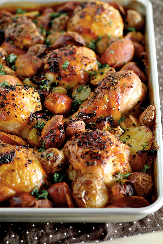 Spanish Chicken with Chorizo and Potatoes The Witch in the Kitchen