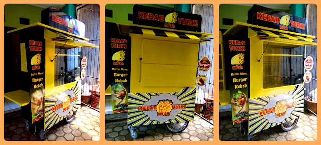 Gerobak Kebab Unik Jasa pembuatan Gerobak Kebab