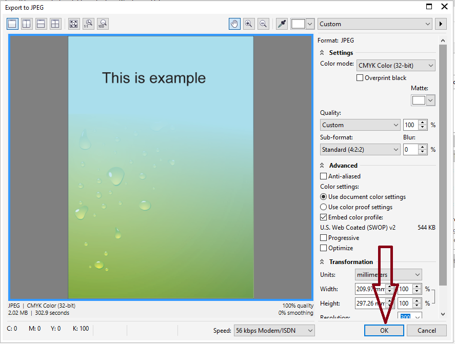 Export Corel Draw File (CDR) to JPG Tutorial