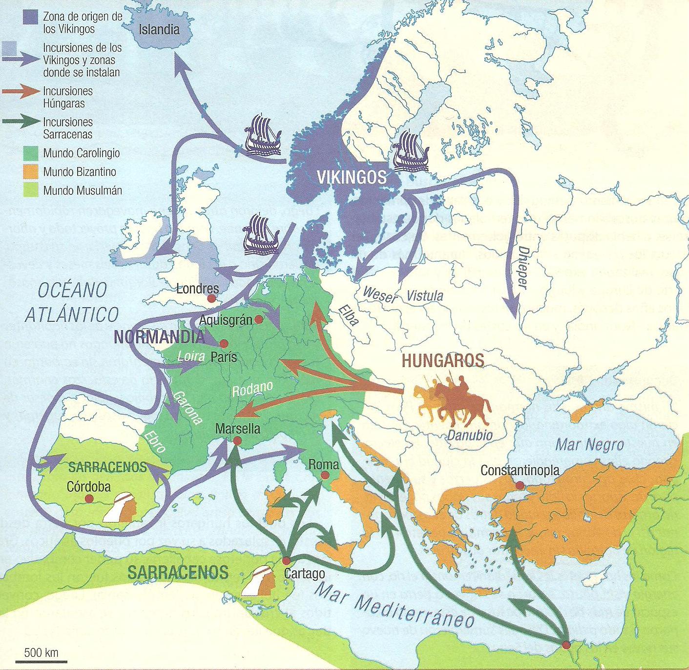 Segundo de Sociales: EUROPA EN EL SIGLO IX