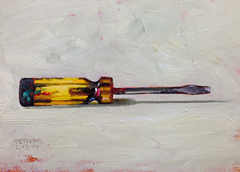 Daily Painting Screwdriver 5x7