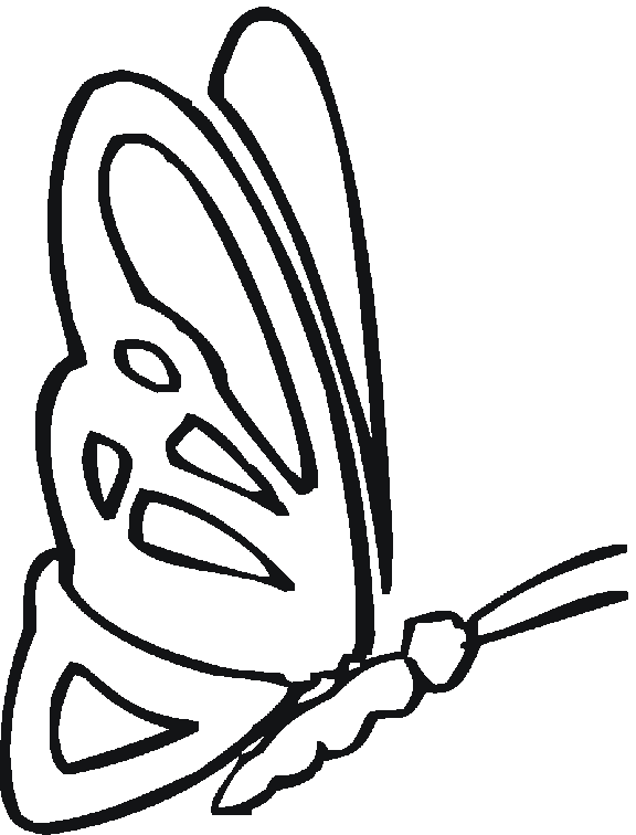 label butterfly coloring pages - photo #19