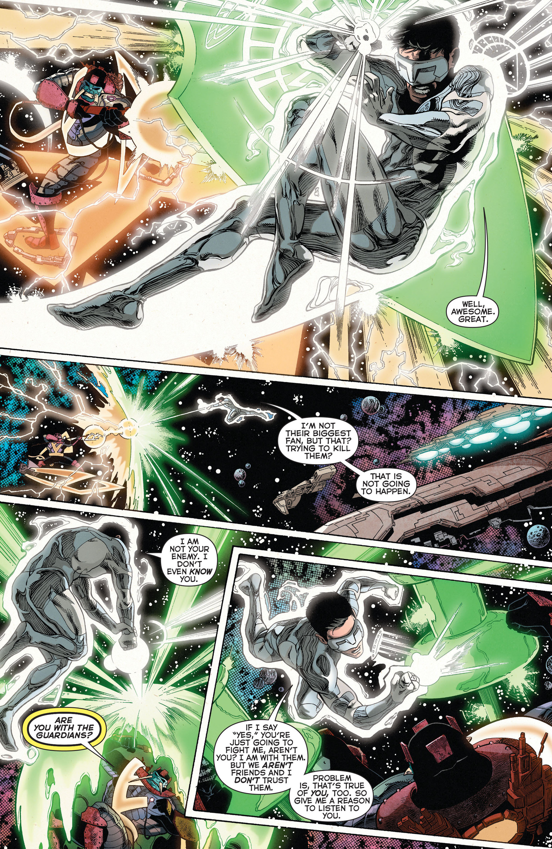 Read online Green Lantern: New Guardians comic -  Issue #21 - 16