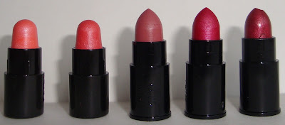 Oriflame Pure Colour Lipstick swatches part 2