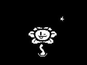 Flowey in 2 styles, created by me. Changed stylized variant : r/Undertale