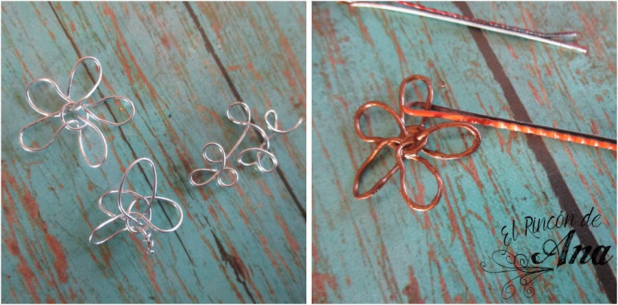 Accesorios dorados para el cabello