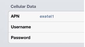 Exetel Internet and MMS Settings for iPhone