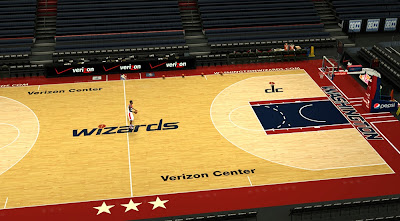 NBA 2K14 Washington Wizards Court Patch