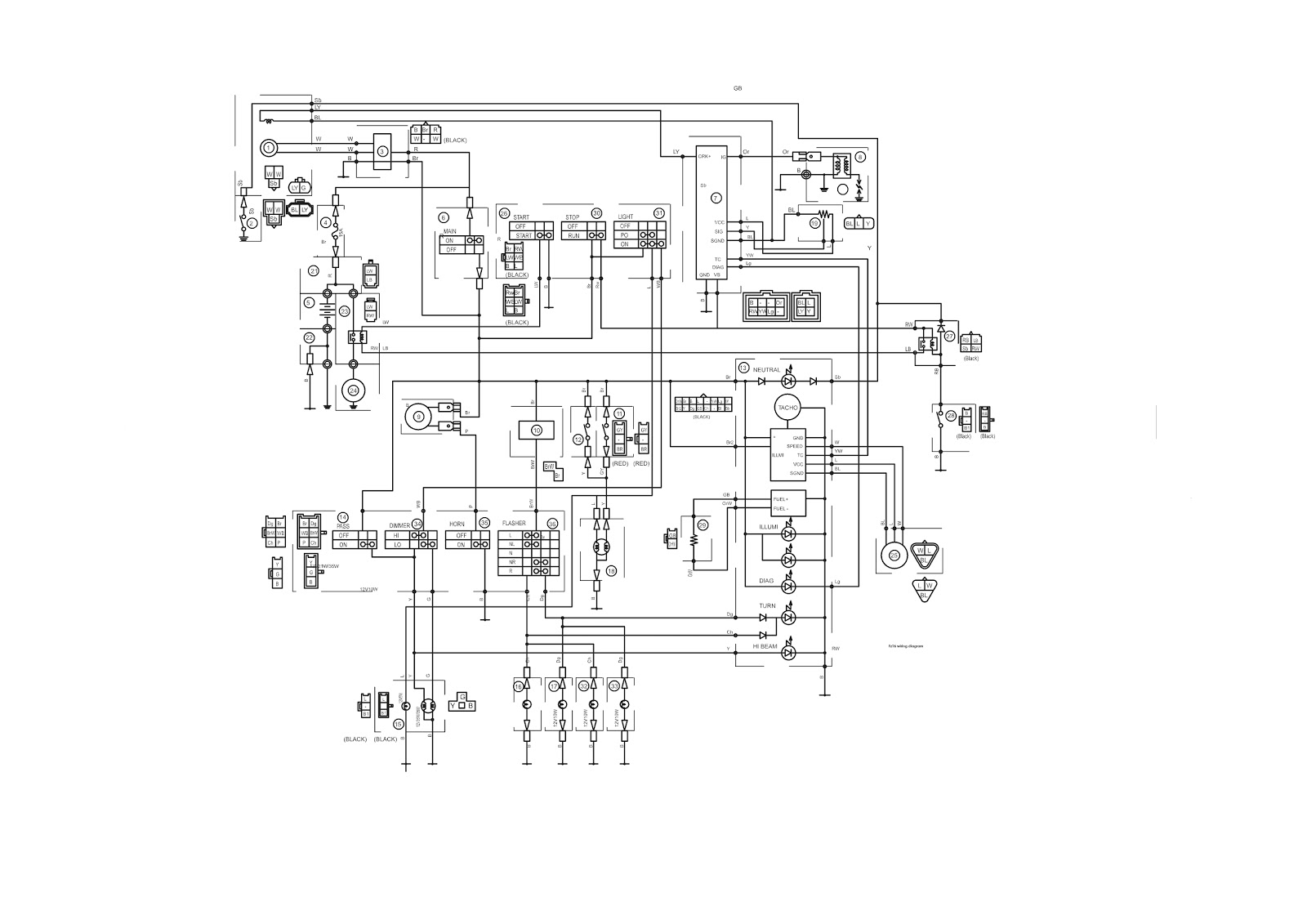 Wiring Diagram (Diagram Pengkabelan) Yamaha Byson | KASKUS