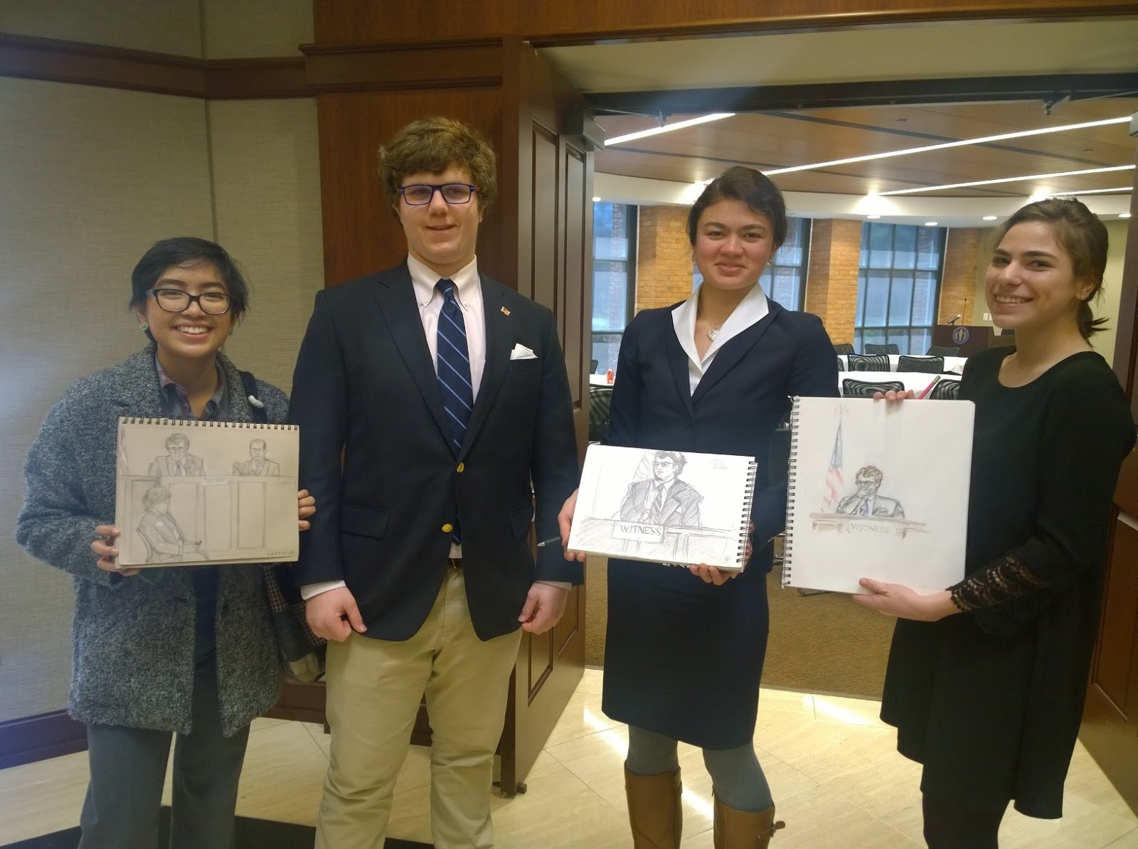 ILLUSTRATED COURTROOM NEW JERSEY STATE MOCK TRIAL FINALS COURT