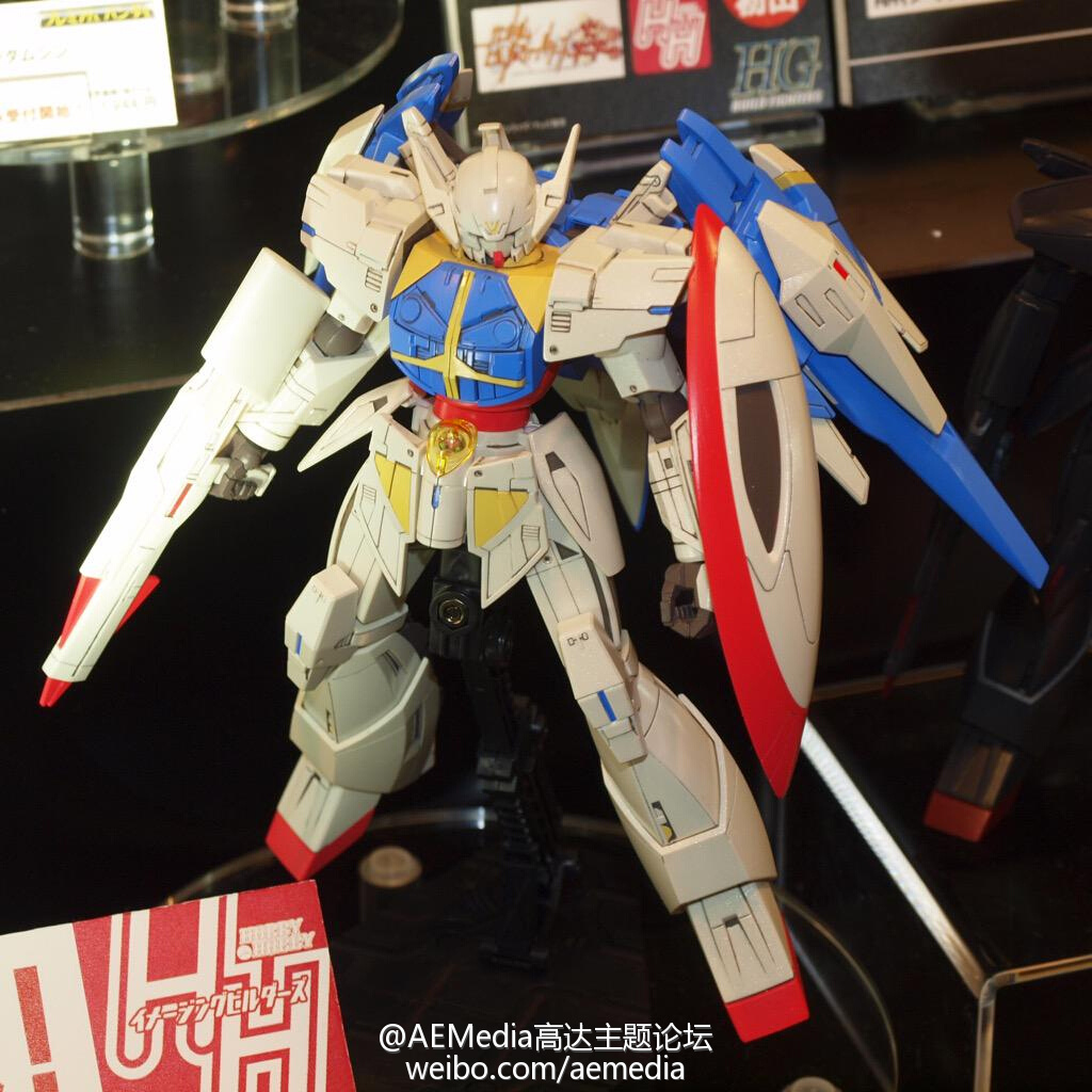 Custom Build HGBF 1/144 Turn A Gundam Shin + O Raiser Exhibited at