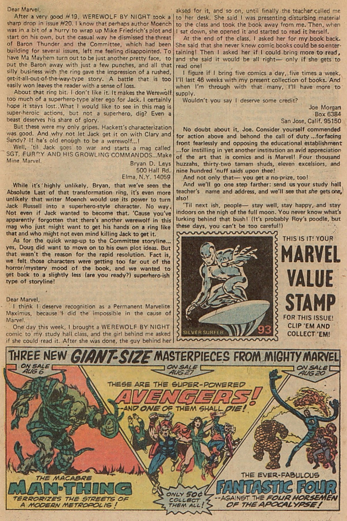 Read online Werewolf by Night (1972) comic -  Issue #23 - 14