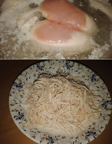 boiling-and-shredded-chicken