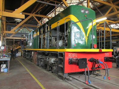 locomotora serie 1000 lleida expo tren  salon ferroviario 2013