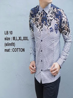 baju batik pria 2018