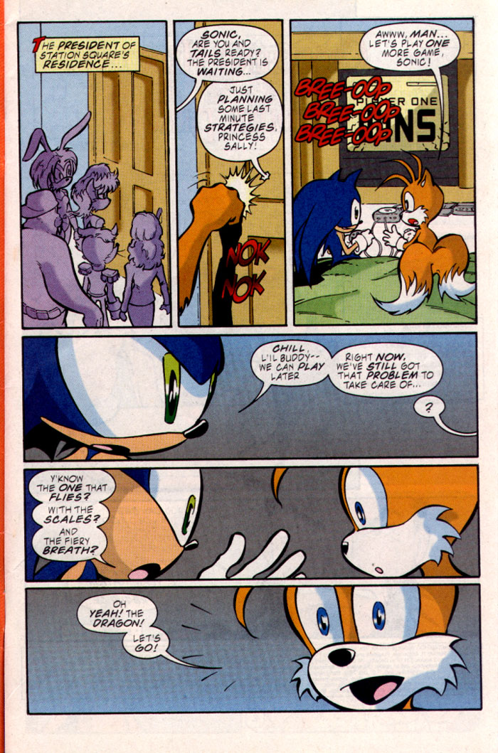 Read online Sonic The Hedgehog comic -  Issue #107 - 2