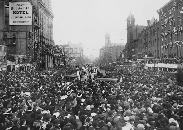 La marcha por el sufragio femenino en 1913, Washington