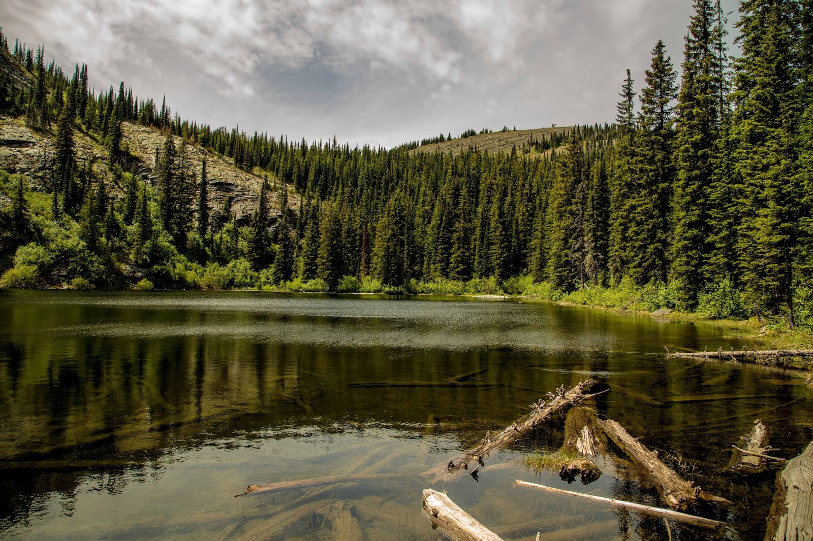 On The Road Full Time Rving Spruce Lake Northern Idaho